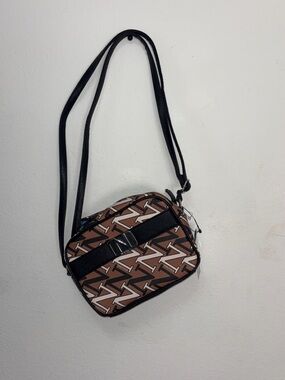 Nautica Multi-Color Logo Crossbody Bag - Brown, Black, Cream